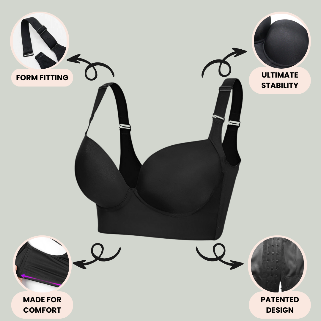 CurviBabe™ - Deep Cup Push Up Bra